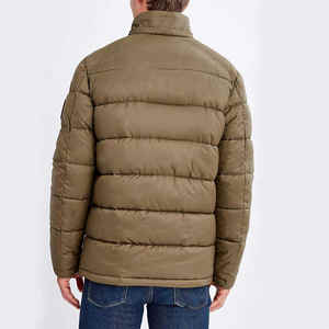 Veste matelassée légère, confortable, de haute qualité, en toile, à col montant, à capuche, réversible, imperméable, unisexe, pour l'hiver - Product Image 6