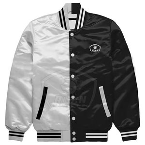 Veste d'hiver en satin pour homme, service OEM personnalisé, col montant et logo frontal, haute qualité, prix de gros, nouvelle conception, vente chaude - Product Image 1