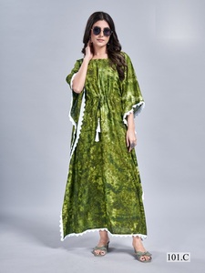 Vente à l'exportation de vêtements et accessoires Rayan Kaftan avec broderie Kaftans de travail pour les femmes à un prix abordable - Product Image 5