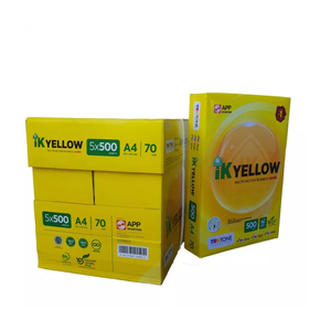IK กระดาษถ่ายเอกสาร A4สีเหลือง - Product Image 4
