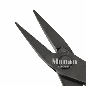 Alicates de Punta Plana Estrecha de Acero Inoxidable de 5.5 Pulgadas para Joyería, Mango Antideslizante, Herramienta de Agarre Preciso para Abalorios y Alambre - Product Image 2