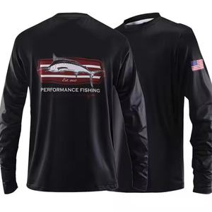 เสื้อตกปลาเสื้อเจอร์ซีย์ตกปลาโลโก้ออกแบบได้ตามต้องการ - Product Image 2