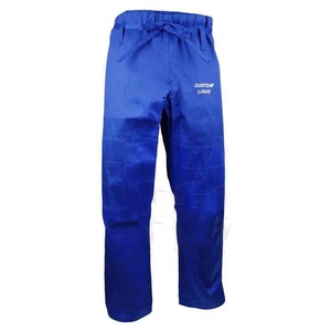 Venta al por Mayor, Entrega Rápida, Kimono de Jiu-Jitsu Brasileño, 100% Algodón, Uniforme de BJJ para Hombre y Mujer, Peso Medio, Color Azul - Product Image 2