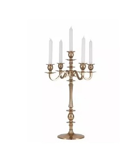 5 Bougie Décoratif Candélabre De Mariage Bougie Décoration Pièce Maîtresse En Métal Candélabre À La Main De Luxe De Mariage Décor - Product Image 3