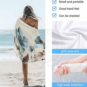Toalla de Playa de Secado Rápido, Ligera y Absorbente de Alta Calidad con Almacenamiento Compacto para Fitness, Yoga y Viajes al Aire Libre - Product Image 4