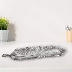 Bandeja de Servicio de Calidad Premium, Bandeja Decorativa Navideña de Aluminio, Diseño Elegante para Decoración del Hogar y Eventos, en Venta - Product Image 1