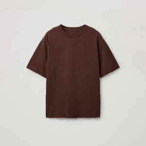 Camiseta con estampado personalizado para hombre, Camiseta de algodón pesado lavada con ácido de gran tamaño lisa en blanco personalizada de calidad para hombre - Product Image 2