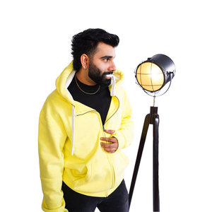 Sudadera con Capucha para Hombre, Cierre Completo, Tela Suave de Felpa de Algodón, Sudadera con Capucha Cálida e Informal para Invierno - Product Image 3