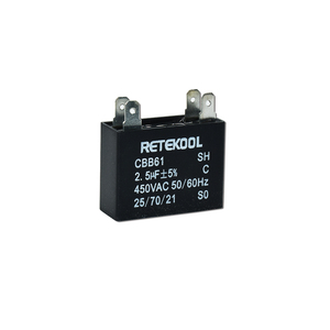 Retekool Nhà Máy Trực Tiếp Bán <span class=keywords><strong>Cbb60</strong></span> 450vac <span class=keywords><strong>35Uf</strong></span> Bắt Đầu Tụ Điện Động Cơ Chạy Tụ Điện Cho Điều Hòa Không Khí - Product Image 2