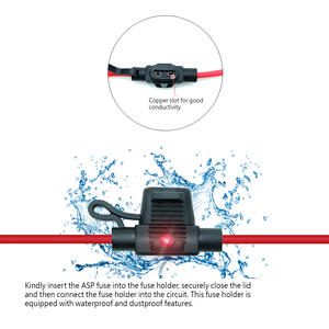 Porte-fusible en ligne LED ASP avec capuchon - Product Image 2