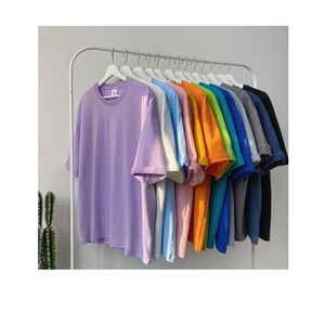 T-shirt GSM personnalisé en coton mélangé T-shirt épais et épais T-shirts pour hommes sérigraphie de haute qualité de BD - Product Image 2