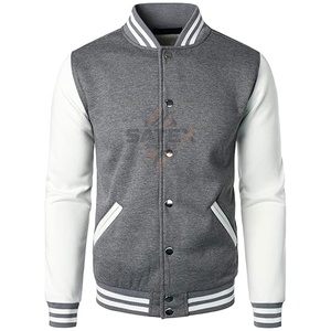 Veste universitaire à col montant et à capuche pour homme, design personnalisé, avec doublure en laine, couleurs et tailles personnalisées - Product Image 1
