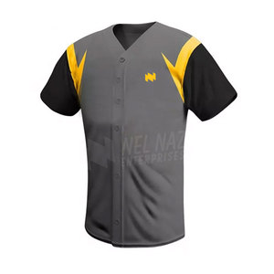 Comfortable Breathable Plus Size Regular Fit Fully Customized Sublimated <b>Baseball</b> Uniform <b>Set</b> - Product Image 2