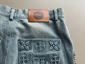 Premium 3D Printed <b>Jogger</b> Shorts Stylish Athletic Fitness Denim <b>Jeans</b> for Men High Street 100% Cotton Casual Breathable Design - Product Image 2