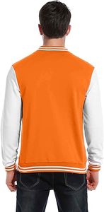 Blouson Bomber de Baseball Personnalisé pour Homme, Style Universitaire, Coupe-Vent, Automne, Manches en Laine et Viscose, Col Montant, avec Fermeture Frontale - Product Image 2