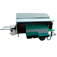 Nouvelle poulailler mobile de 1,5 x 1,8 m