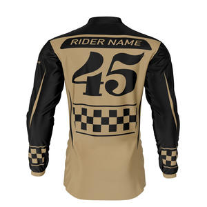 Maillot de motocross de haute qualité, logo personnalisable, vêtements de sport de haute qualité, chemises de course taille XL pour adultes - Product Image 2