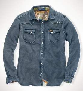 เสื้อเชิ้ตผ้าฝ้ายผ้ายีนส์กระดุมแถวเดียวแขนยาวกันรอยยับสำหรับผู้ชายฤดูใบไม้ร่วงฤดูหนาว - Product Image 4