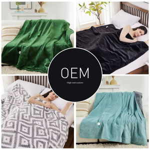 Cross-Border Electric <b>Blanket</b> Faux Rabbit Fur Skin-Friendly <b>Warm</b> Sofa <b>Blanket</b> Large Bubble Double King Queen Size Multiple Sizes - Product Image 4