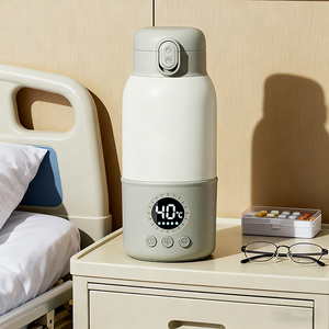 Hervidor Portátil Recargable, Procesador de Alimentos para Bebés, Recargable, Rápido, Inalámbrico, de Viaje, 100 W, para el Hogar y el Automóvil - Product Image 1