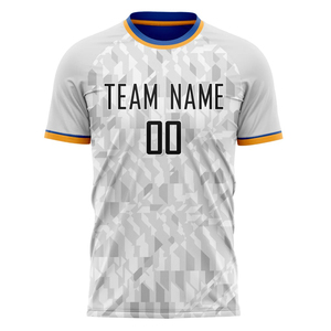Personalizable Fan de manga corta ropa de fútbol Jersey al por mayor de contraste precio barato sublimación de impresión Camiseta de fútbol para hombre - Product Image 1