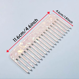 หวีเรซิ่นมืออาชีพสำหรับช่างตัดผม ใช้สำหรับจัดแต่งทรงผมในร้านเสริมสวย วัสดุเรซิ่นคุณภาพสูง - Product Image 1