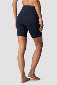 Shorts de yoga et de sport pour femmes, taille haute, sans couture, effet fessier galbé, en spandex extensible, vente en gros personnalisée - Product Image 4