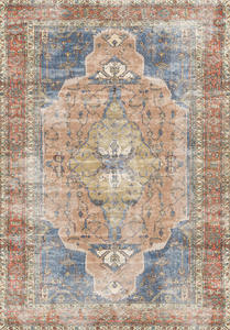 Adiva 20 FtJacquard Alfombra turca hecha a máquina Alfombra antideslizante con respaldo de algodón lavable para el hogar Venta al por mayor Exportación-Directo Gaziantep - Product Image 2