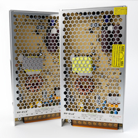Alimentation électrique sur rail DIN personnalisable 200W, double sortie 24V DC, armoire de distribution d'alimentation industrielle, entrée 220V 8.8A