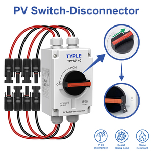 Interrupteur isolateur TYPLE TPYS7-40 PV DC 1000V/1200V, boîte étanche avec conducteurs en <span class=keywords><strong>PC</strong></span> et en cuivre/argent - Product Image 4
