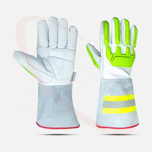 Vente en gros de gants de sécurité pour conducteur d'hiver résistants aux coupures avec protection contre les chocs Meilleure vente de gants en cuir confortables du Pakistan - Product Image 1