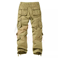 Pantalon cargo pour homme de haute qualité, trois couleurs, formel, à carreaux, multi-poches, respirant, été, 100% coton