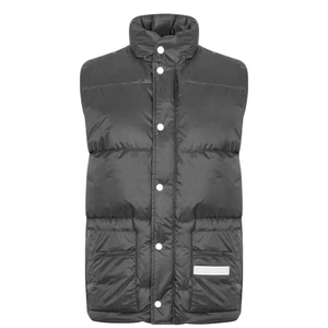 Chaleco de Hombre de Alta Calidad, Brillante, Moderno, Fácil de Usar, Grueso, de Invierno, Tipo Bomber, con Cuello Alto, Brillante, para Adultos - Product Image 2