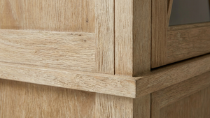 Étagère Moderne en Bois avec Portes Vitrées et Panneau Arrière, 10+ Étagères pour Rangement de Salon - Product Image 3