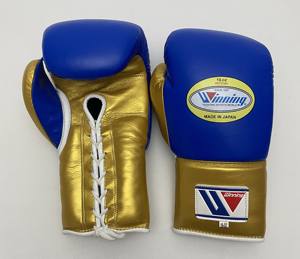 ถุงมือมวยหนังแท้แบบผูกเชือกปรับได้ปรับได้สำหรับต่อสู้มีสายรัดข้อมือแบบเต็มมือปรับได้ - Product Image 2