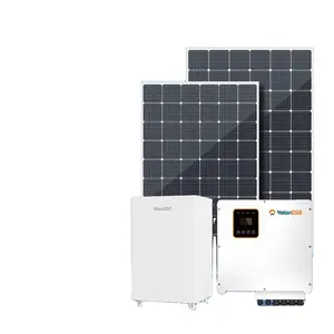 Yeloness EU ขายส่งแฟชั่นนอกบ้านพลังงานแสงอาทิตย์แบบกริดพร้อมอินเวอร์เตอร์และแบตเตอรี่ระบบ All In One