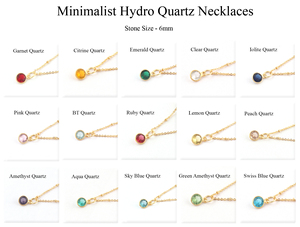 Élégant collier à pendentif en chaîne perlée plaqué or argenté élégant à facettes rubis Quartz personnalisé bijoux cadeau pour les femmes - Product Image 2