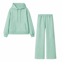 Ensemble de sweats à capuche en polycoton polaire 400g de poids moyen, coupe régulière, pour hommes, décontractés, confortables, couleur unie, brodés, vente en gros OEM