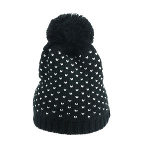 Gorro de punto suave unisex con pompón para ropa informal, gorro de punto cálido para invierno - Product Image 6