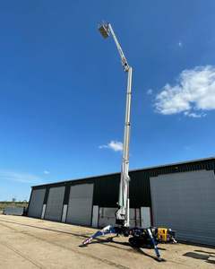 รถกระเช้าไฮดรอลิกแบบเคลื่อนที่ได้ ติดตั้งบนรถพ่วง ใช้ได้หลายเชื้อเพลิง ยกสูงได้สูงสุด 48.6 เมตร สำหรับงานบำรุงรักษา - Product Image 2