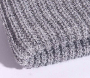 Bonnet en tricot ample, chaud, doux, confortable, doublé en polaire, bonnet extensible, élégant, pour l'extérieur, par temps froid, pour un usage décontracté - Product Image 5