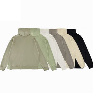 เสื้อฮู้ดซิปขนแกะของผู้ชายผ้าฝ้าย100% ขนาดใหญ่พิเศษโลโก้แบบกำหนดเองระบายอากาศได้ดีและกันรอยยับสำหรับฤดูหนาว - Product Image 2