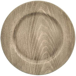 Plaque de chargement pour fête de mariage, vaisselle décorative en bois fini en relief - Product Image 2