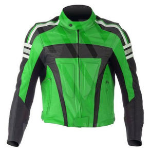 Veste en cuir de sport de course unisexe de haute qualité avec logo personnalisé Coupe confortable coupe-vent Veste de moto - Product Image 6