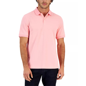 Polo T-shirts unisexe personnalisés en gros, teinture unie, 100% coton, manches courtes, polo homme vierge - Product Image 4