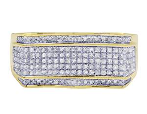 แหวนเพชรเม็ดเดี่ยว VVS Moissanite สำหรับผู้ชายสุดหรู S925เงินสเตอร์ลิงทันสมัยสไตล์ฮิปฮอป - Product Image 2