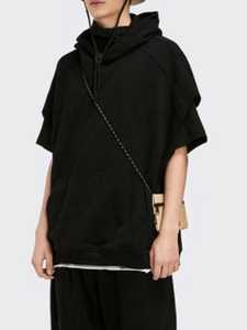 Sudadera con capucha sin mangas de invierno para hombre personalizada chaleco deportes entrenamiento gimnasio Fitness polar 100% algodón de talla grande Color sólido con capucha - Product Image 4