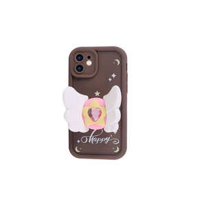 Coque de téléphone en silicone TPU rose clair de luxe avec motif Capybara suspendu pour iPhone 11 7 Plus - Protection élégante de l'appareil photo style INS - Product Image 5