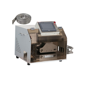 Máquina cortadora de tubos totalmente automática, máquina cortadora de tubos de red de blindaje trenzado de metal pequeño, máquina cortadora de tubos planos - Product Image 3