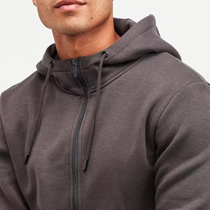 Chándales de Jogger personalizados al por mayor del fabricante para hombre, Conjunto de sudadera con capucha y forro polar de gran tamaño, logotipo impreso de invierno de talla grande - Product Image 4